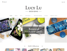 Tablet Screenshot of lucylu.com